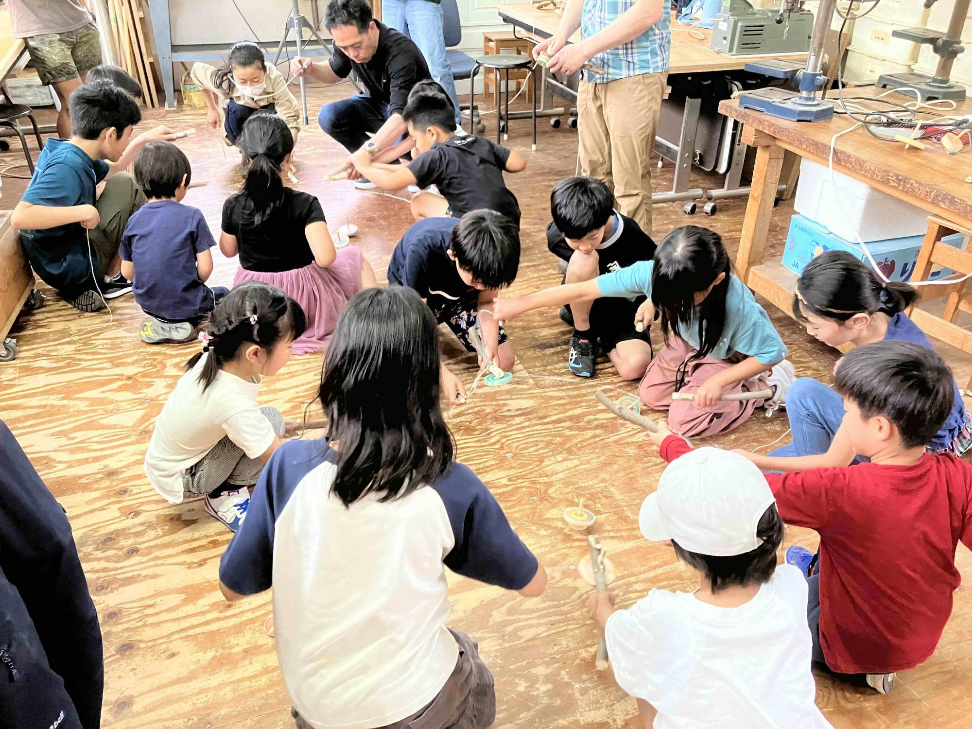 コマ回し大会