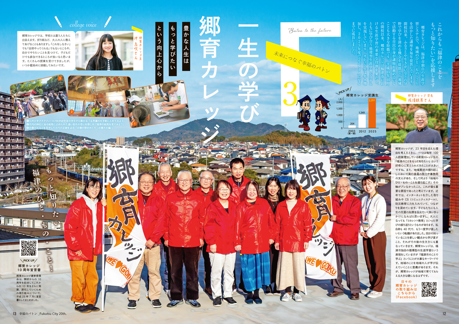 20周年記念誌 郷育カレッジ特集