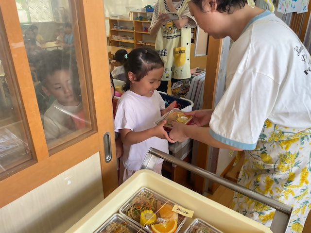 夏祭りごっこ08給食
