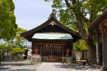 波折神社拝殿外観