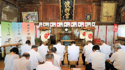 奉告祭の様子