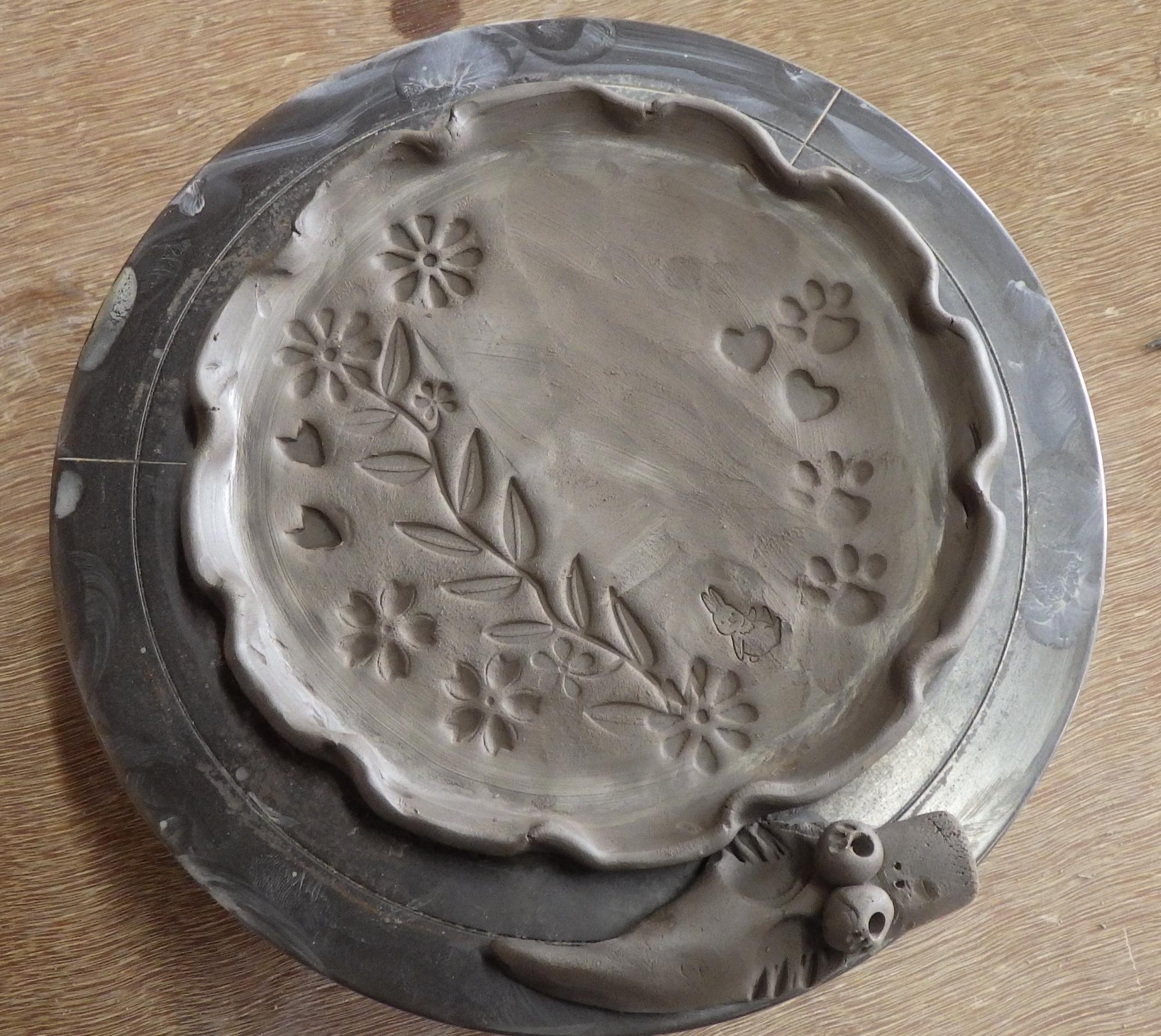 お皿もできます